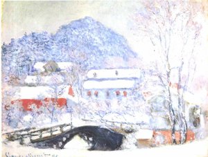 Sandvika, Noorwegen door Claude Monet